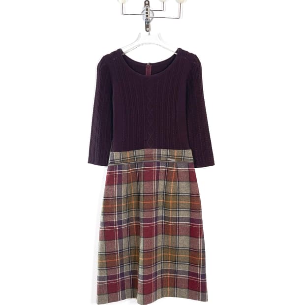 꾸레쥬 울 니트 원피스