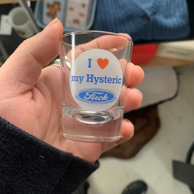 Hysteric glamour 히스테릭 글래머 유리잔