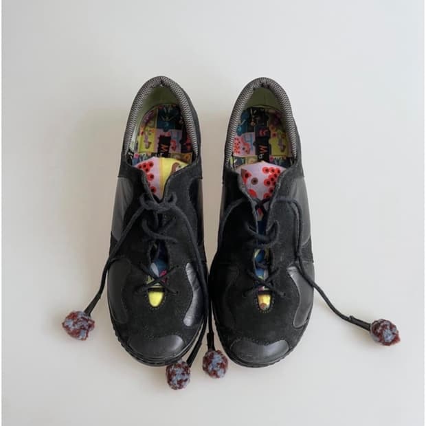 빈티지 패턴 슈즈