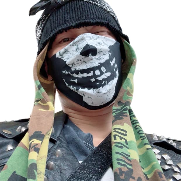 Misfits 페이스  프린트 마스크