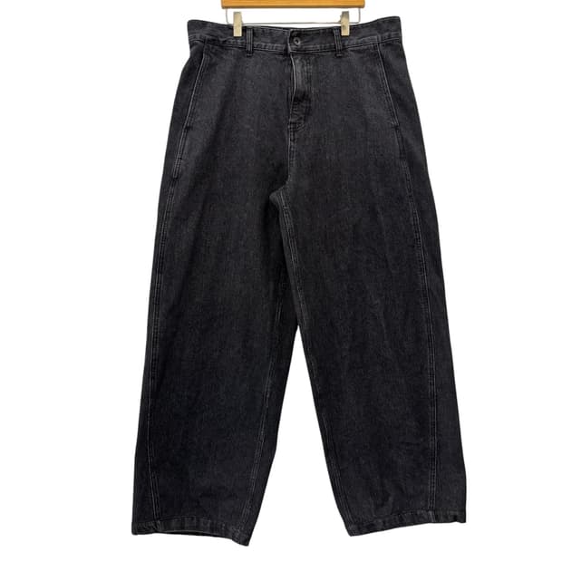 애습 asp 와이드 데님 팬츠