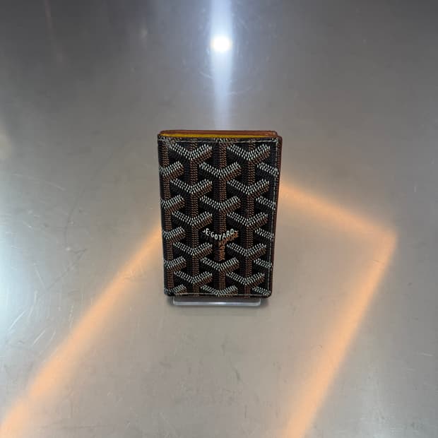 [리오브전포점] 고야드 생피에르 카드 홀더 블랙 탄