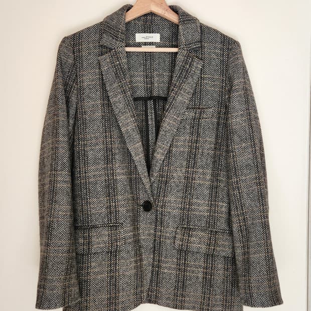 상태최상 (정품)이자벨마랑 에뚜왈 샤를리헤링본 자켓 (34)