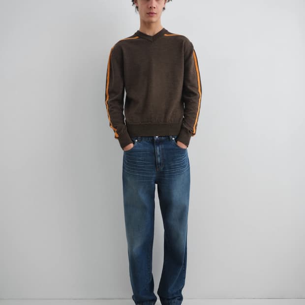 (L) 기마구아스 Sports jumper 니트 브라운