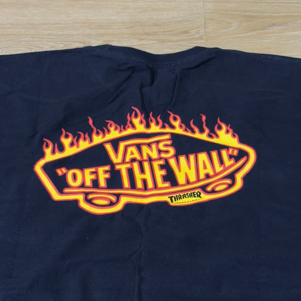 Thrasher Vans Flame 티셔츠 L