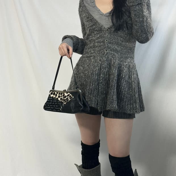 울 블렌디드 니트 가디건