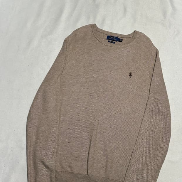 L 폴로랄프로렌 브라운 코튼 니트 