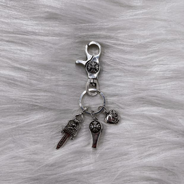 Vintage whistle keyring