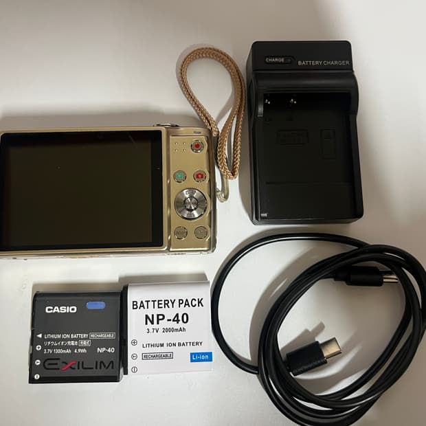 카시오 엑슬림 z400 베이지 풀박