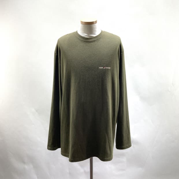 베테제 남성오버핏긴팔티셔츠 카키 2사이즈