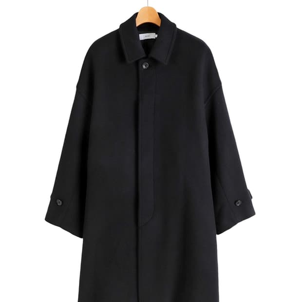 그라프페이퍼 라이트 멜톤 오버사이즈 코트 2