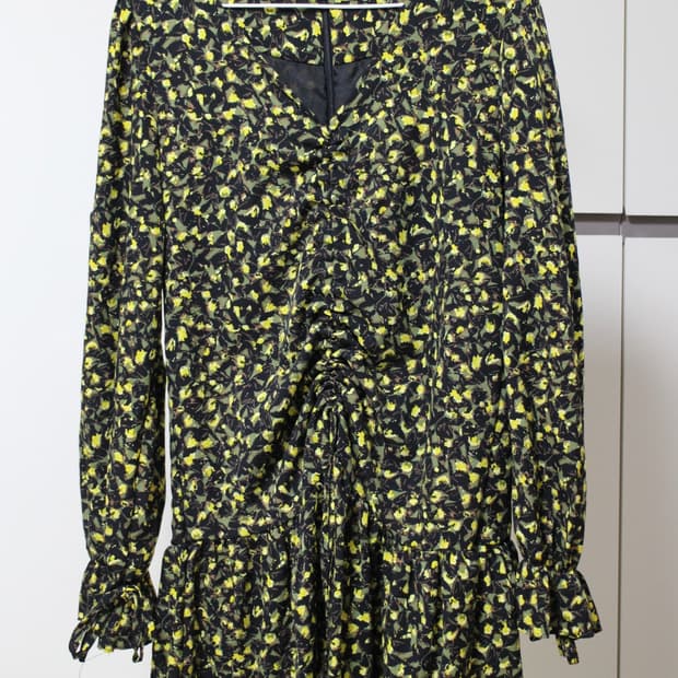 빈티지 플라워 패턴 원피스