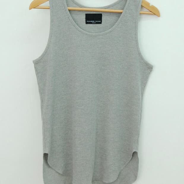 Number (N)ine waffle sleeveless
