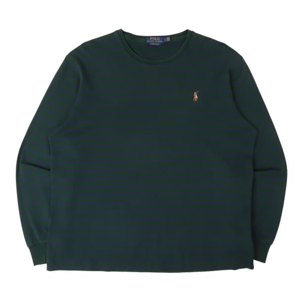 폴로 랄프로렌 그린 스트라이프 롱슬리브
