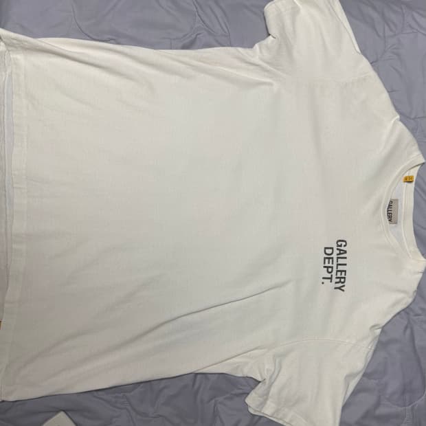 ( XL ) 갤러리 디파트먼트 수베니어 티셔츠 크림 반팔