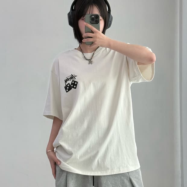 스투시 다이스 반팔티