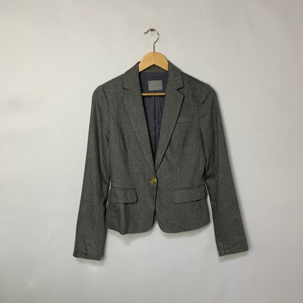 띠어리 여성 슬림핏 자켓 블레이저 그레이 38 사이즈 정품 빈티지