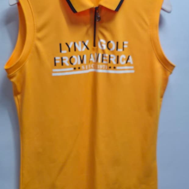 LYNX GOLF  민소매 폴로 티셔츠