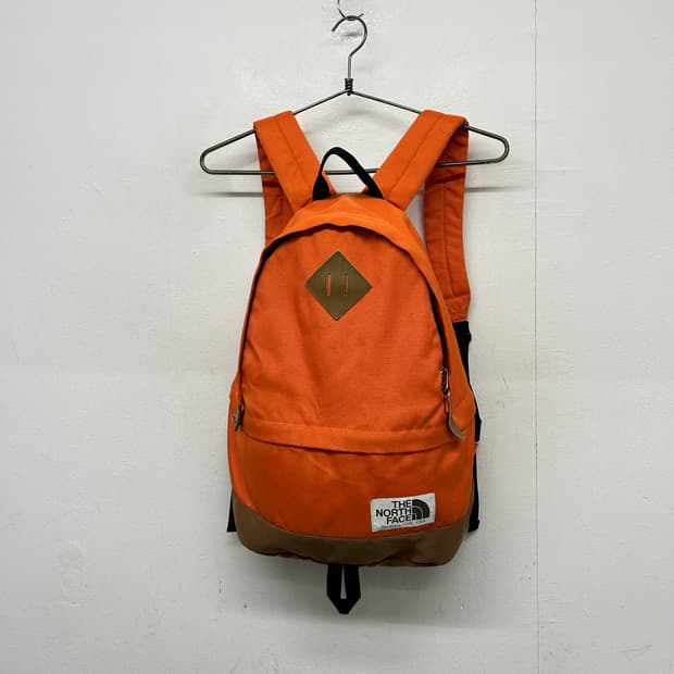 노스페이스 오렌지 백팩 가방