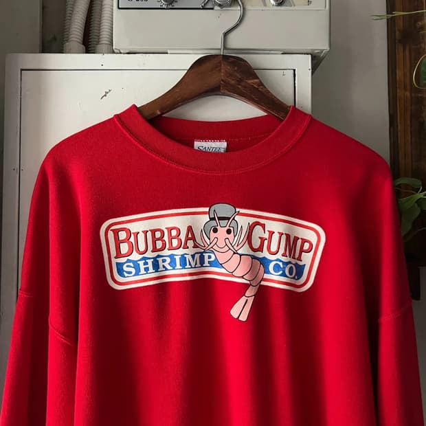 [XL]90's Forrest Gump 버바 검프 쉬림프 스웻셔츠