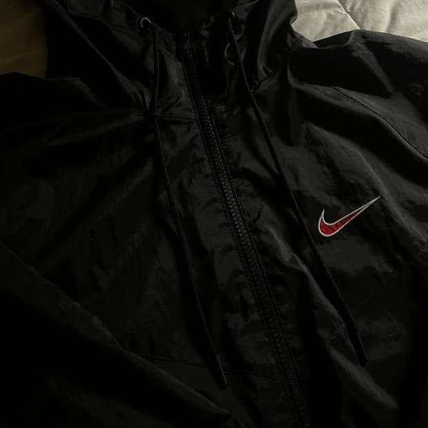 (M)나이키 윈드러너 블랙 자켓 바람막이