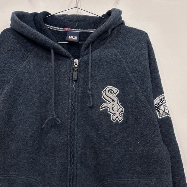 MLB 시카고 화이트삭스 후드 집업 플리스