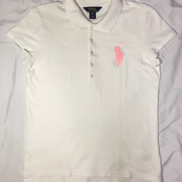 폴로 랄프로렌 빅포니 화이트핑크