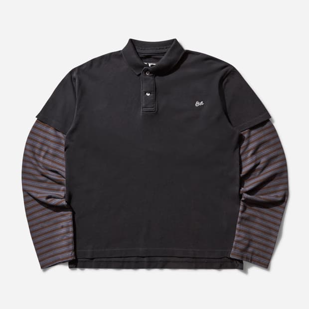 Erl 더블 슬리브 폴로 티셔츠 s