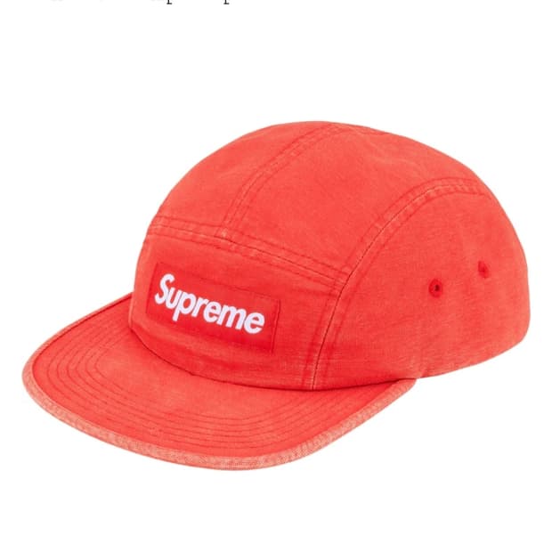 supreme canvas camp cap