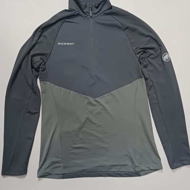 [L] 마무트 에너지 라이트 하프집업 롱슬리브