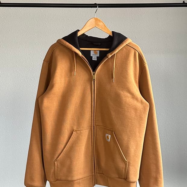 [S-M]칼하트 써멀 레인디펜더 된장 후드집업