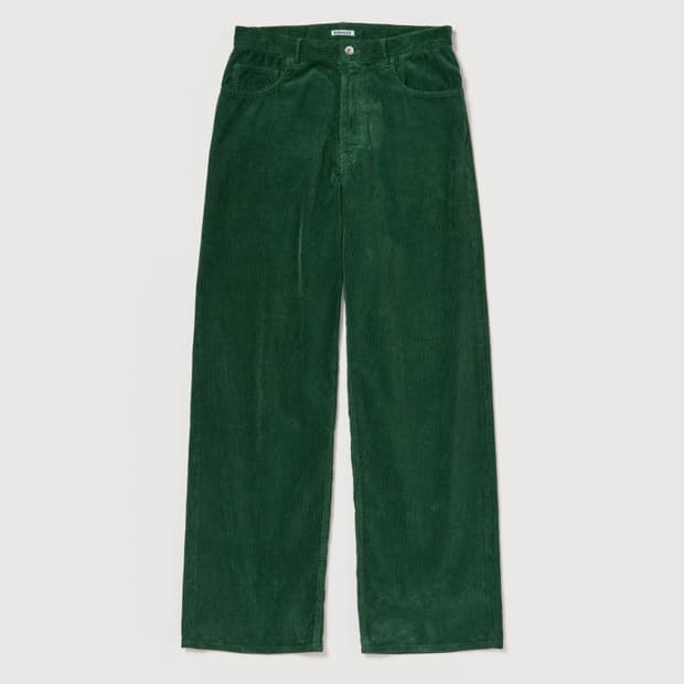 오라리 / 코듀로이 5P 팬츠 그린 / 4