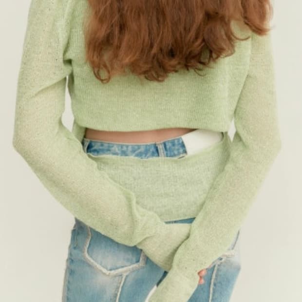 앤더슨벨 레이어드니트/더바넷 브라이튼데님 팬츠