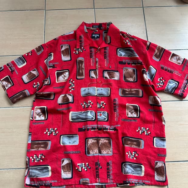 90-00‘s 로카웨어 패턴셔츠 3XL