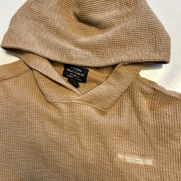 폴로 랄프로렌 빈티지 외플 후드티 판매