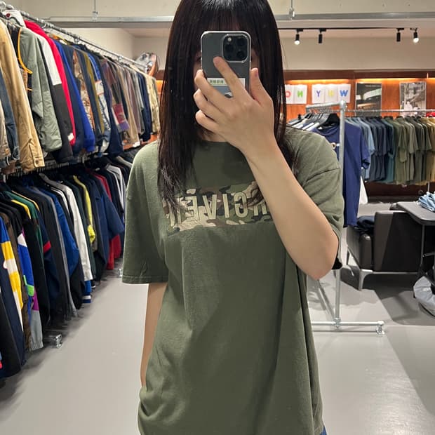 빈티지 프린팅 반팔티셔츠