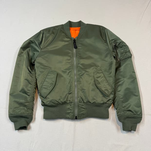 M) 알파인더스트리 MA-1 마원 항공점퍼 올리브 그린