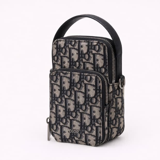 [S급] 디올 라이더 디올 오블리크 자카드 마이크로 파우치 판매합니다!!