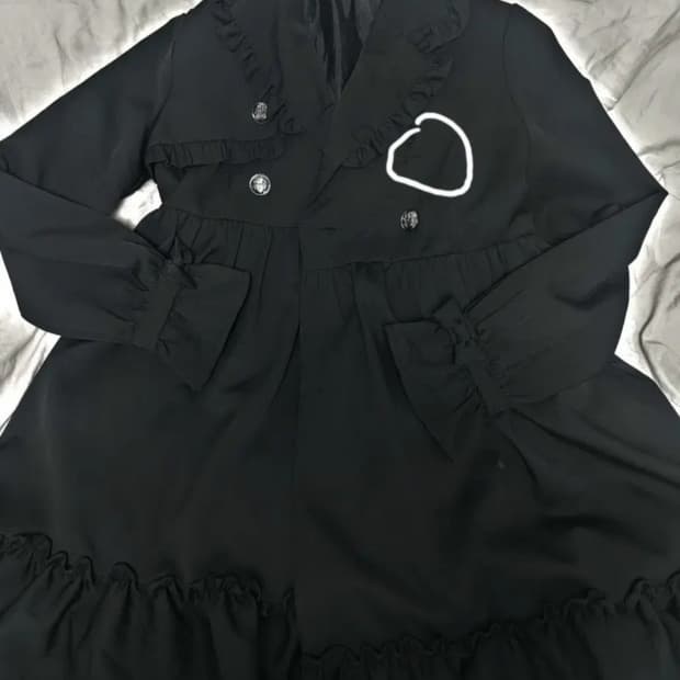 빈티지 레이스 트렌치 코트