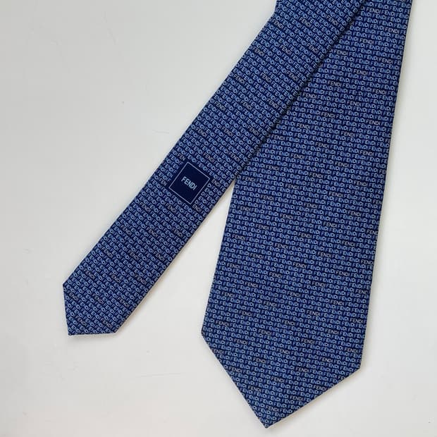 (새상품급)펜디 영문모노그램 FENDI 명품 정품넥타이