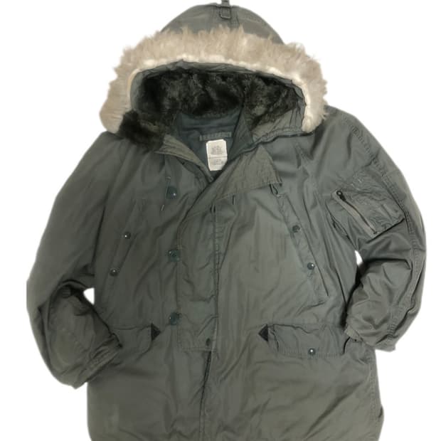 80s 미군 n3b 오리지널 콜드파카 Large