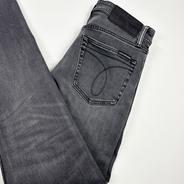 캘빈클라인 ck 흑청 블랙진 데님 팬츠 (29인치 여성추천)