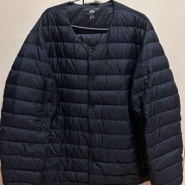 유니클로 울트라 라이트 다운 블랙 4XL