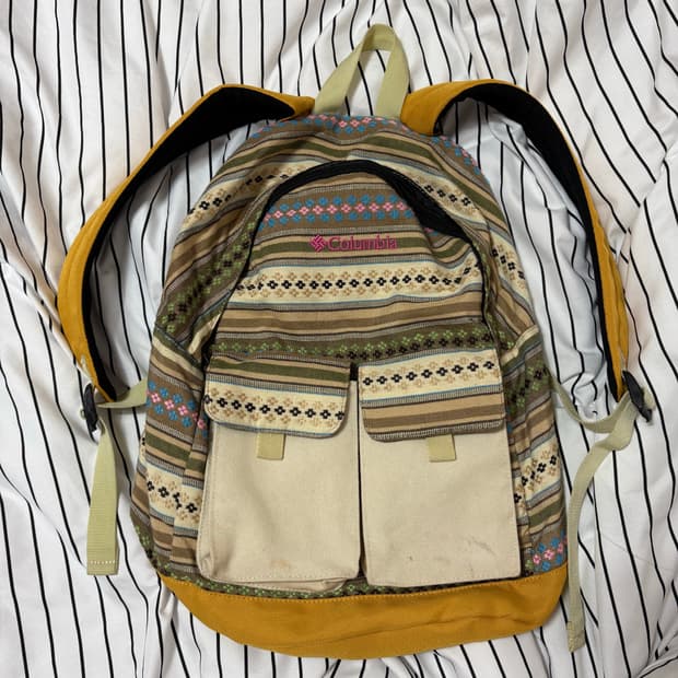 컬럼비아 빈티지 백팩 가방