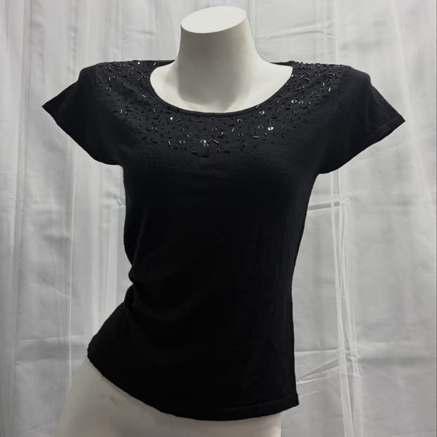 [Emma James] Sequin Knit Top