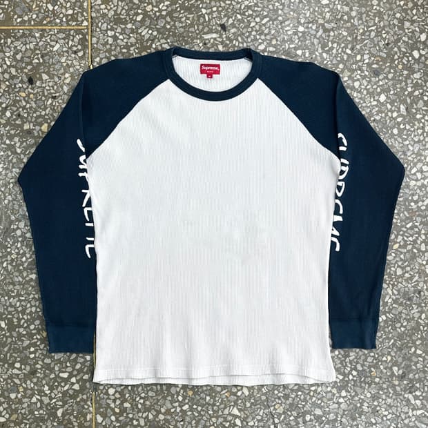 슈프림 써멀 롱슬리브 티셔츠 M