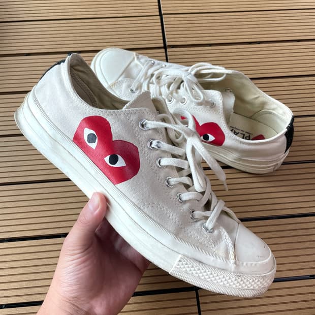 꼼데가르송 컨버스 화이트
