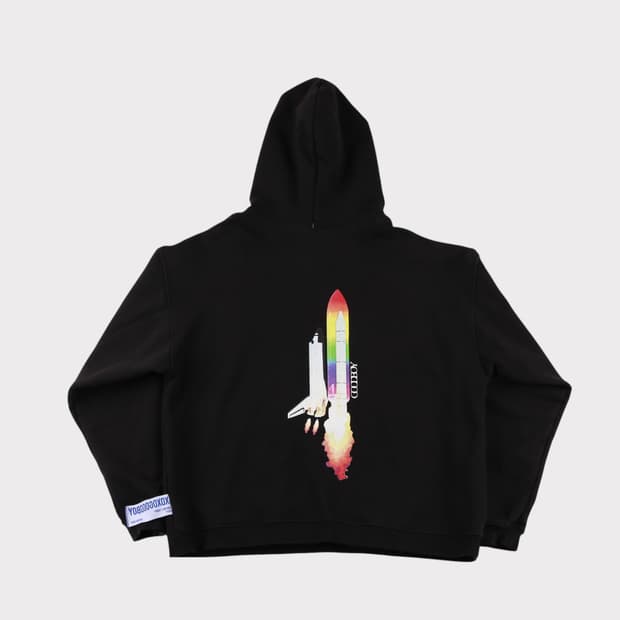 [XL] GOODBOY 굿보이 로켓프린팅 후드티