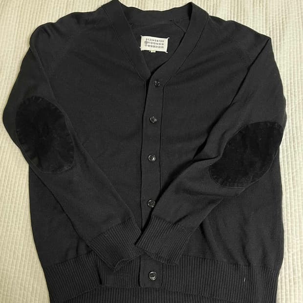 마르지엘라 엘보 패치 가디건