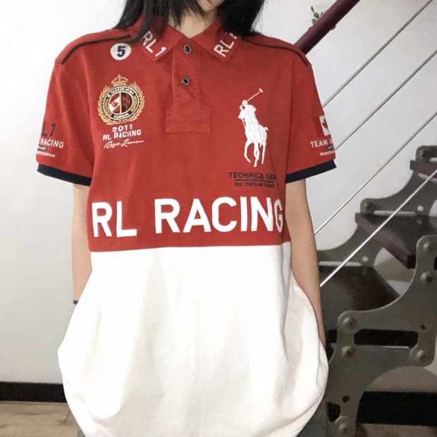 폴로 랄프로렌 RL 레이싱 캐나다 폴로셔츠